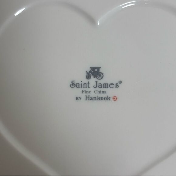 Saint James Fine China by Hankook Floral and Fruit Decorative Tile Trivet - Picture 4 of 7